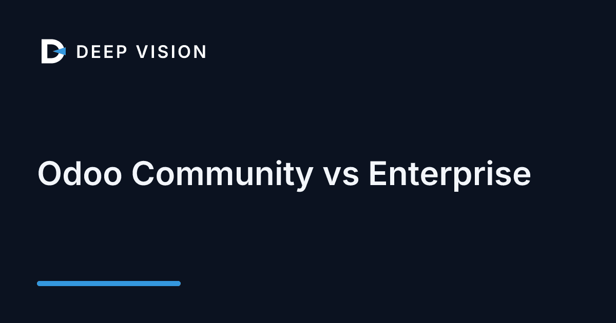 Odoo Community vs Enterprise